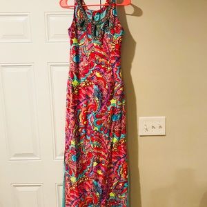 Size 2 Feeling Groovy Delfina Maxi Dress